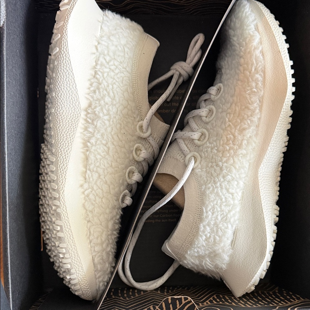 Allbirds Women's White Fleece Sneakers